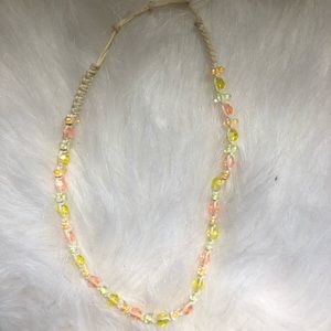 Beaded Surfer Choker Necklace with Hemp String ‼️